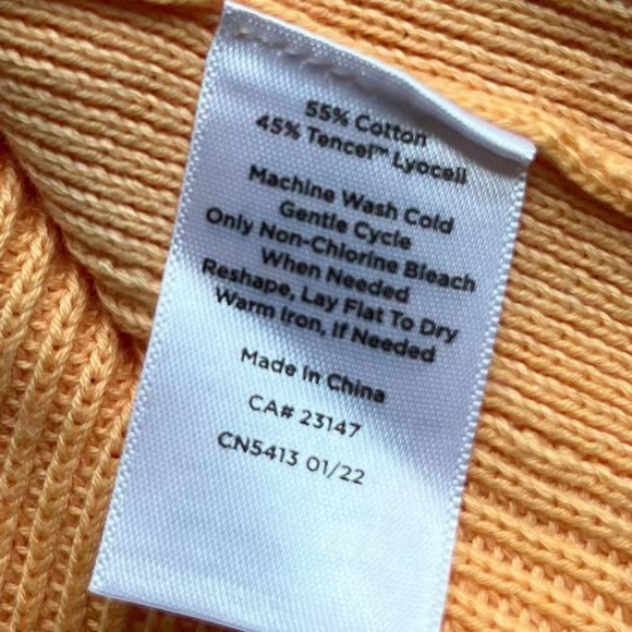 NWT Talbots Ombre Cardigan Sweater Pink Orange Womens Small Coastal Summer - Picture 3 of 9